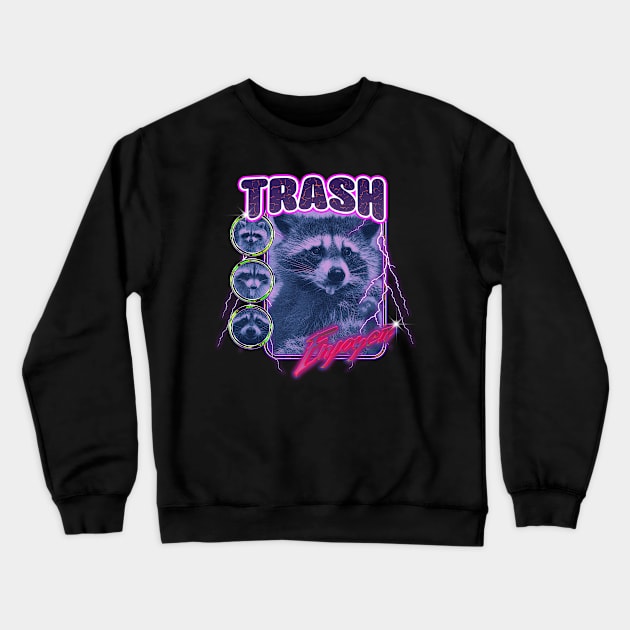 Trash Enjoyer Crewneck Sweatshirt by RadicalLizard